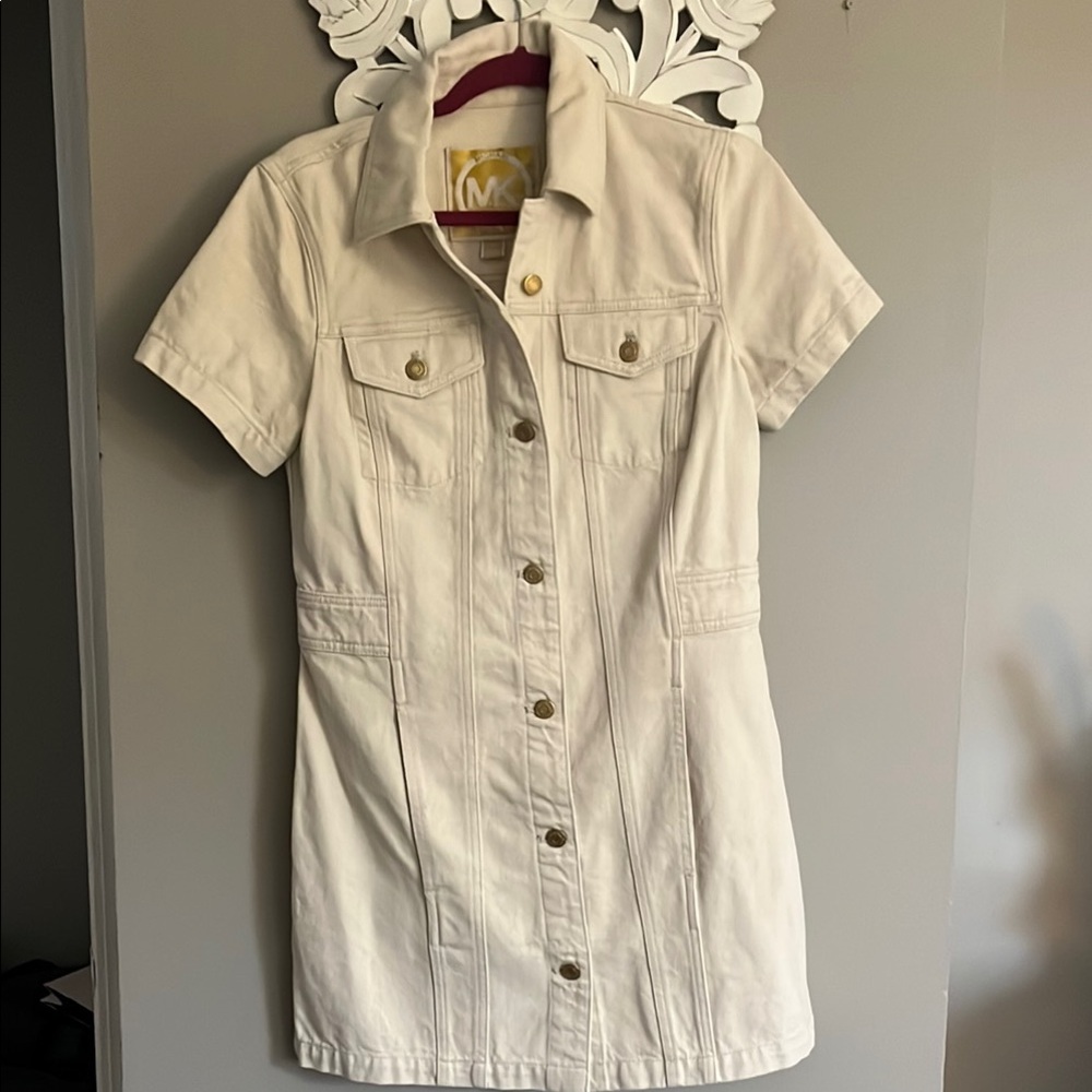 MICHAEL Michael Kors White Mini Dress